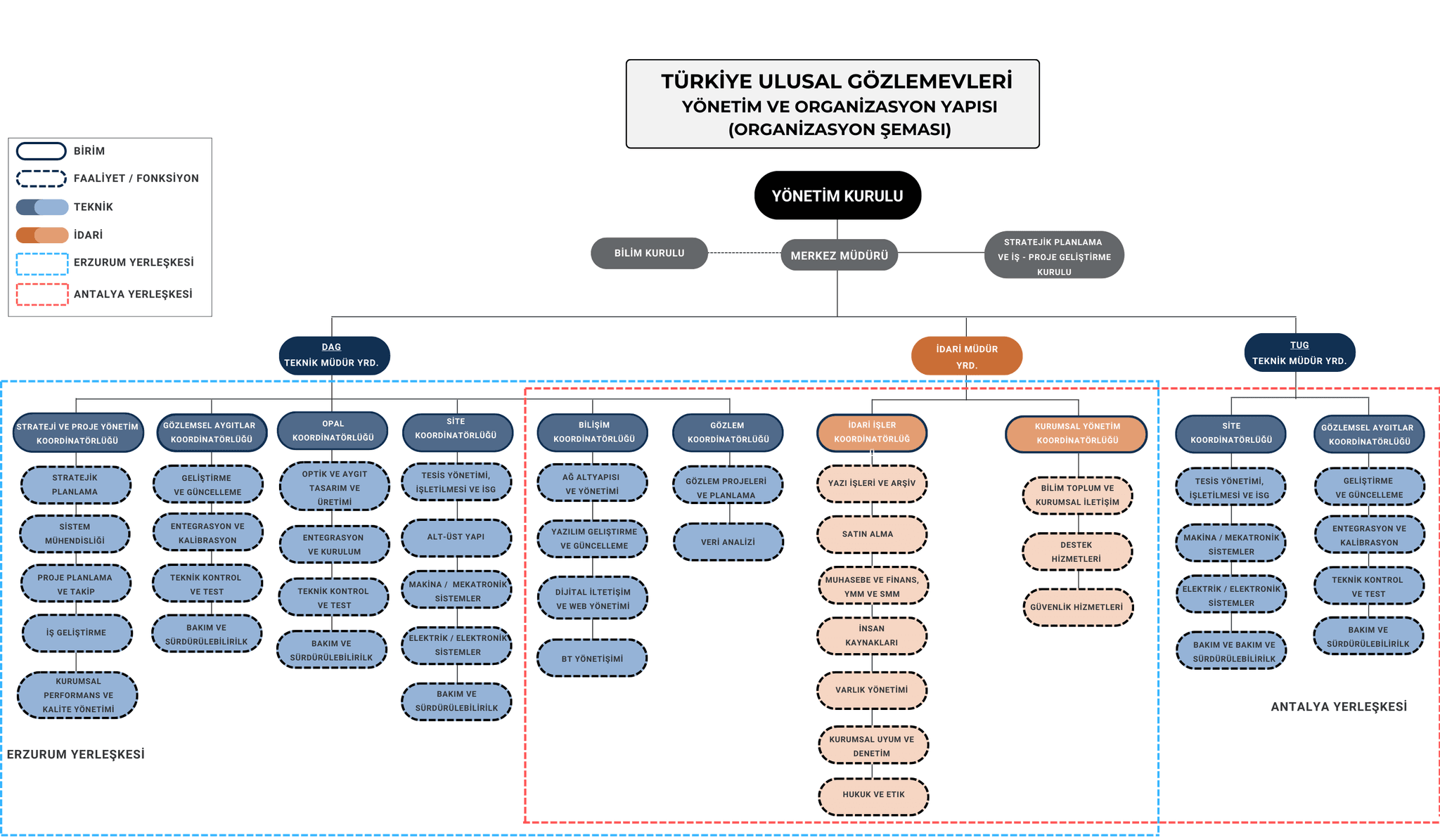Yönetim ve Organizasyon Şeması